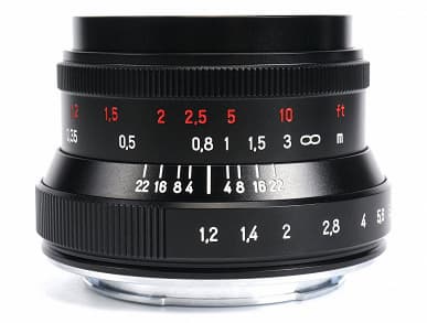 Появились изображения объектива 7Artisans 35mm f/1.2 Mark II