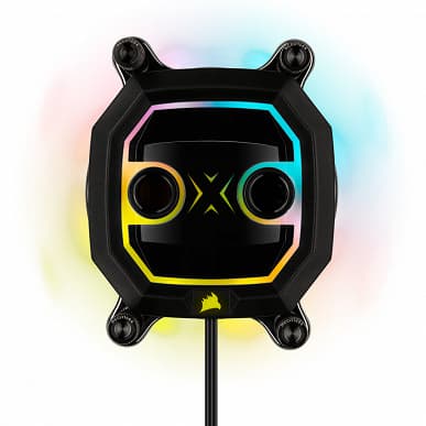 Процессорный водоблок Corsair Hydro XC5 RGB получен путем упрощения и удешевления модели Hydro XC7 RGB 
