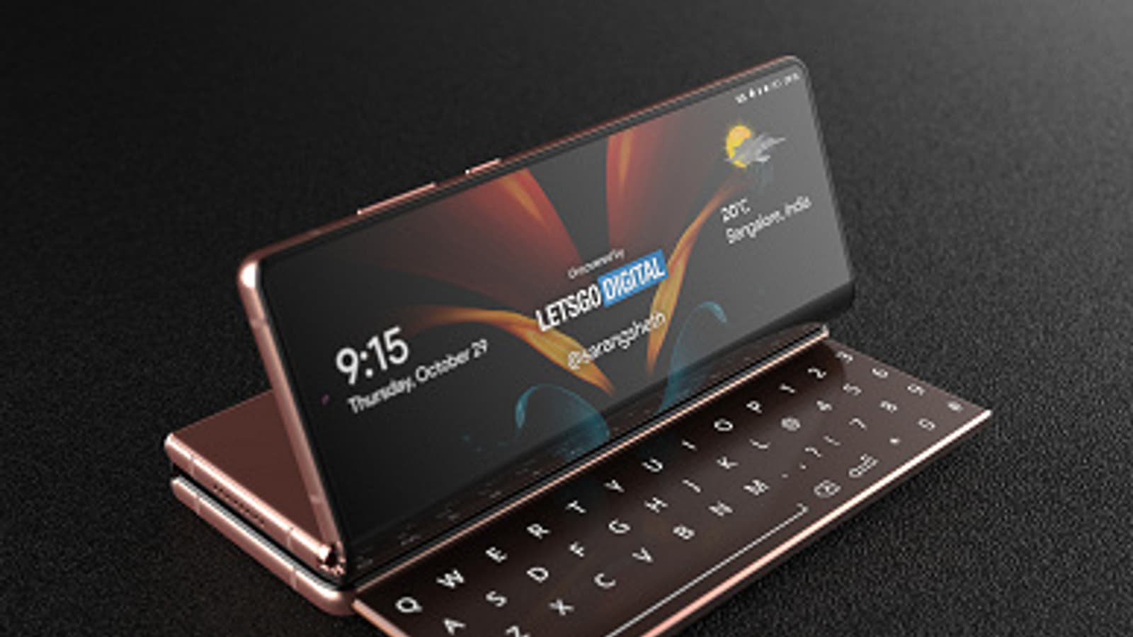 Качественные изображения потенциального флагмана Samsung, который сгибается в двух местах