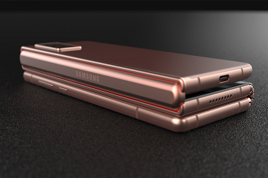 Качественные изображения потенциального флагмана Samsung, который сгибается в двух местах