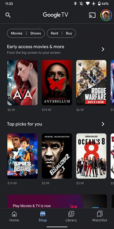 Началось распространение Google TV для Android 