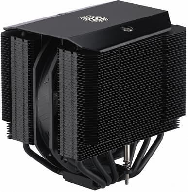 Процессорная система охлаждения Cooler Master MasterAir MA624 Stealth окрашена в черный цвет