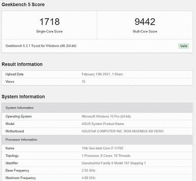 Энергоэффективные процессоры Intel Core i9-11900T и Core i7-11700 оказались быстрее любого CPU AMD Ryzen 5000 в бенчмарке Geekbench
