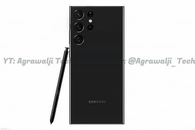 Samsung Galaxy S22 Ultra с островной камерой и стилусом S Pen показали на новых рендерах
