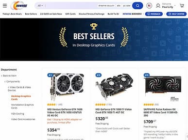 GeForce GTX 1650 – самая популярная видеокарта 2021 года по версии Amazon и BestBuy