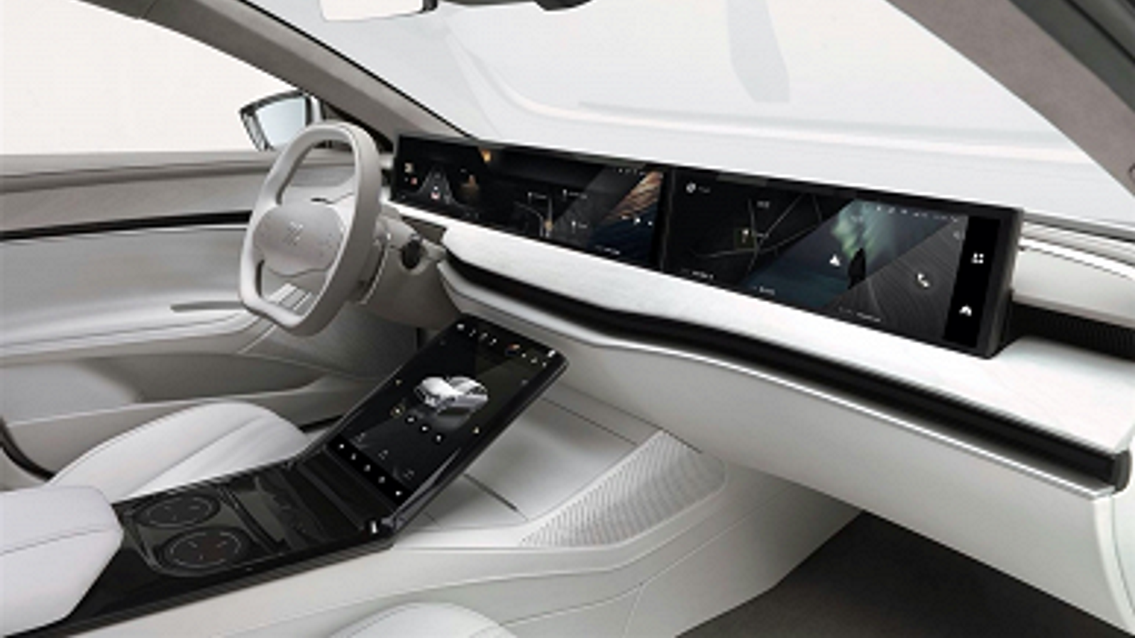 Представлен электромобиль с запасом хода 1000 км, 39-дюймовым экраном и беспроводной зарядкой