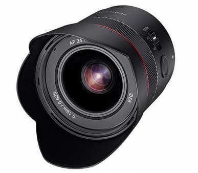 Изображения и технические характеристики объектива Samyang AF 24/1.8 FE появились накануне анонса