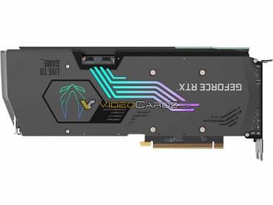 С громоздкими системами охлаждения и сугубо тремя вентиляторами. Изображения нереференсных GeForce RTX 3080 Ti от Colorful, Zotac и Lenovo