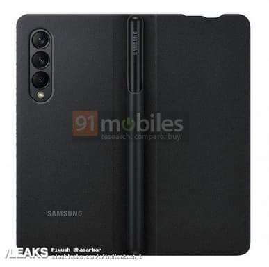 Стилус S Pen можно будет закрепить рядом с Samsung Galaxy Z Fold3: появились первые изображения соответствующего чехла
