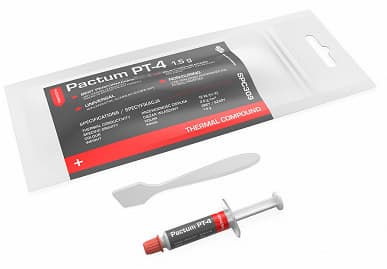 Термопаста SilentiumPC Pactum PT-4 доступна порциями по 1,5 и 4 г