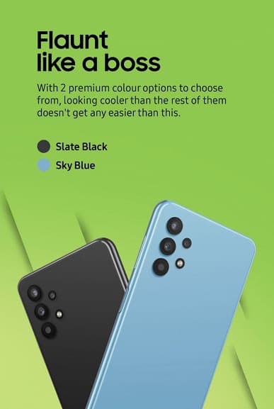 5000 мА·ч, 5G, 48 Мп за 21 000 рублей. Представлен смартфон Galaxy M32 5G