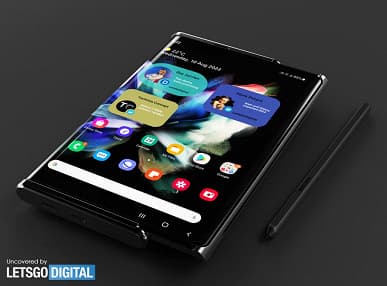 Samsung работает практически над таким же очень необычным смартфоном, как и Huawei. Патент демонстрирует потенциальный Galaxy Z Roll