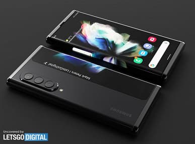 Samsung работает практически над таким же очень необычным смартфоном, как и Huawei. Патент демонстрирует потенциальный Galaxy Z Roll