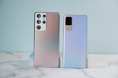 Xiaomi Civi за 350 долларов не уступает по дизайну Samsung Galaxy S21 Ultra стоимостью 1250 долларов: сравнительные фотографии