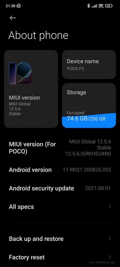 Улучшенная MIUI 12.5 вышла для европейского Poco F3