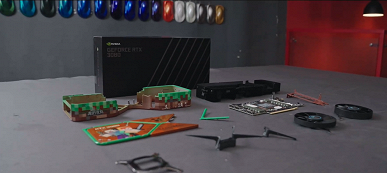Видеокарта, которую надо собирать самостоятельно. Представлена GeForce RTX 3080 для поклонников Minecraft