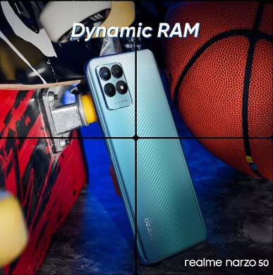 5000 мА·ч, 120 Гц, 50 Мп за 215 долларов. Realme Narzo 50 представят 24 февраля