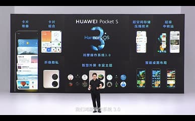 Экран OLED 6,9 дюйма 1,5K, 40-мегапиксельная камера XMAGE, 4000 мА·ч, 40 Вт за 820 долларов. Представлен смартфон-раскладушка Huawei Pocket S