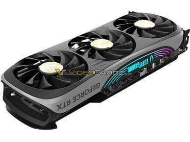 Самая большая GeForce RTX 3070 Ti? Zotac GeForce RTX 3070 Ti AMP Extreme AIRO по размерам не меньше GeForce RTX 4080