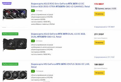 Видеокарты AMD и Nvidia подешевели в Европе до минимального уровня за 14 месяцев. Но в России стоимость видеокарт растет