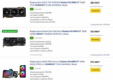 Видеокарты AMD и Nvidia подешевели в Европе до минимального уровня за 14 месяцев. Но в России стоимость видеокарт растет