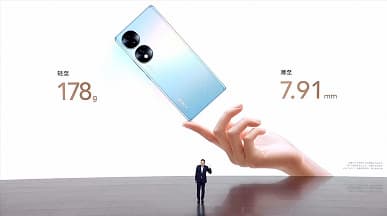 4800 мА·ч, 66 Вт, новейший 54-мегапиксельный сенсор Sony IMX800, 256 ГБ флеш-памяти в базе, Magic UI 6.1 и никакой Snapdragon 7 Gen 1. Представлен Honor 70 5G