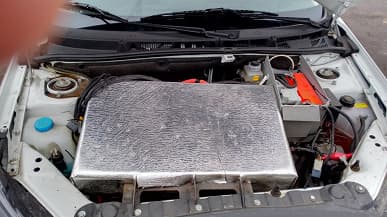 Цена до 2 миллионов рублей и запас хода 150 км на одной зарядке. Живые фото предсерийного электромобиля на базе Lada Granta