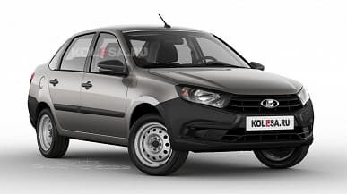 Так выглядит упрощённая Lada Granta. Качественные изображения автомобиля и салона