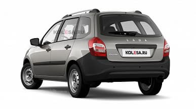 Так выглядит упрощённая Lada Granta. Качественные изображения автомобиля и салона