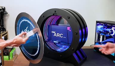 Видеокарты продаёте или только показываете? Intel решила рекламировать непредставленную Arc A770 посредством моддеров