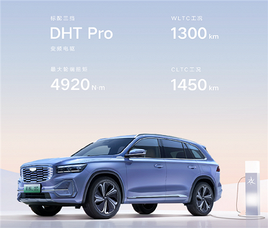 Подключаемый гибрид Geely Monjaro L уже можно заказать в Китае. Он проезжает до 1450 км на одном баке