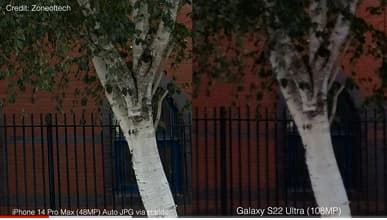 Разрешение — не главное. iPhone 14 Pro победил Samsung Galaxy S22 Ultra в новом сравнении