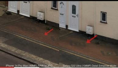 Разрешение — не главное. iPhone 14 Pro победил Samsung Galaxy S22 Ultra в новом сравнении 