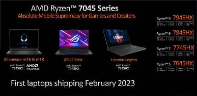 Три архитектуры CPU, три архитектуры GPU, четыре техпроцесса и до 16 ядер. AMD представила мобильные Ryzen 7000