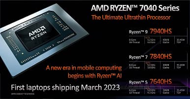 Три архитектуры CPU, три архитектуры GPU, четыре техпроцесса и до 16 ядер. AMD представила мобильные Ryzen 7000