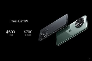 Snapdragon 8 Gen 2, камера Hasselblad с датчиками 50, 48 и 32 Мп, экран AMOLED QHD, 5000 мА·ч и 100 Вт — за $700. OnePlus 11 представлен на глобальном рынке