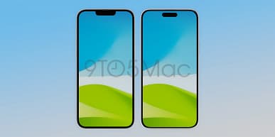 Это iPhone 15 Plus. Рендеры смартфона показывают вырез Dynamic Island, порт USB-C и почти не изменившиеся габариты