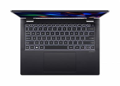 Экран OLED 2,8K, 32 ГБ ОЗУ, модем 5G, SSD на 2 ТБ, 65 Вт·ч в ноутбуке массой 1,09 кг. Представлен бизнес-ноутбук Acer TravelMate P6 14