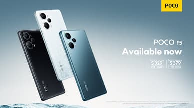 330 долларов за мощный субфлагман Poco F5, 430 долларов – за топовый Poco F5 Pro. Официальная стоимость новейших смартфонов Poco