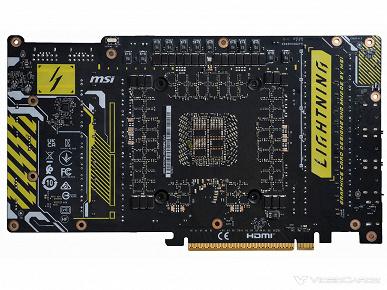 Самая мощная и усиленная RTX 5090? Появились изображения MSI GeForce RTX 5090 Lightning с чудовищной 40-фазной подсистемой питания