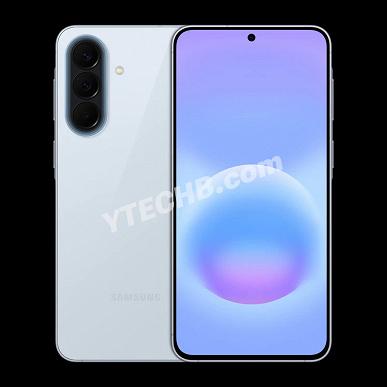 Голубая расцветка Samsung Galaxy A57