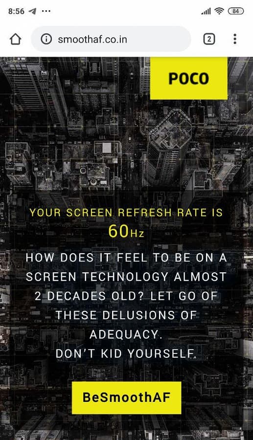 Создатели Xiaomi Poco X2 насмехаются над смартфонами с древними экранами