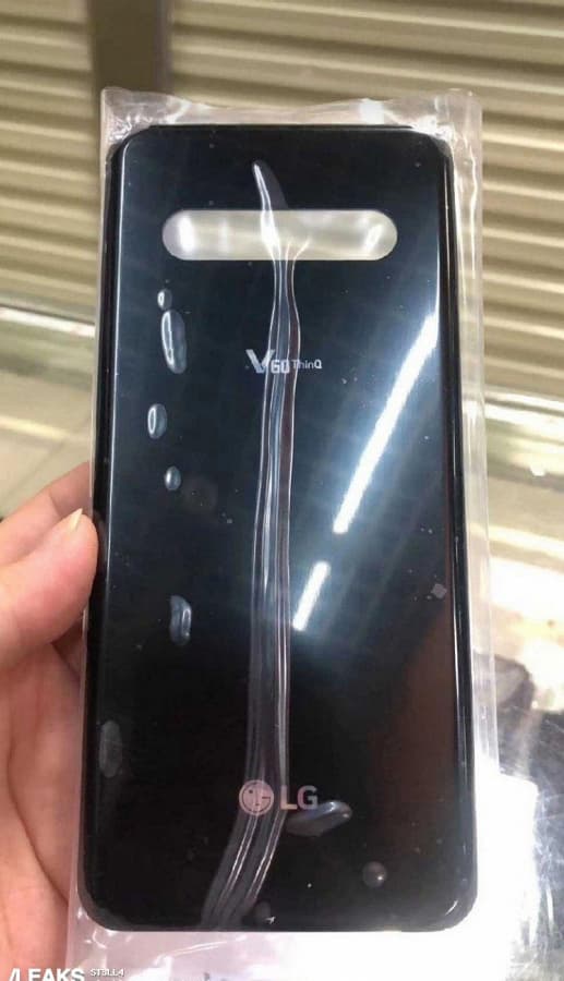Живое фото подтверждает дизайн LG V60 ThinQ