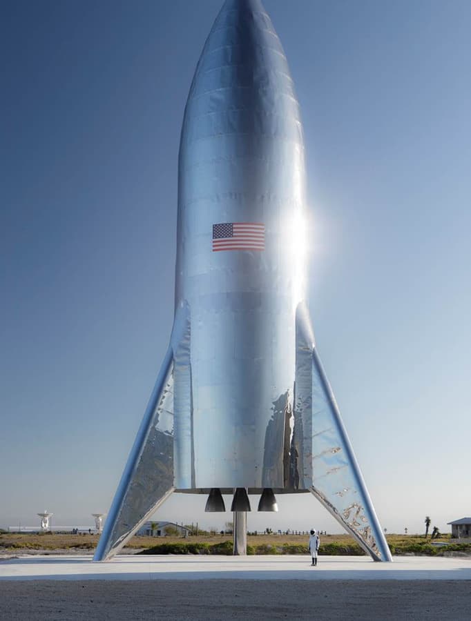 Прототип космического корабля Starship SN1 взорвался во время испытания