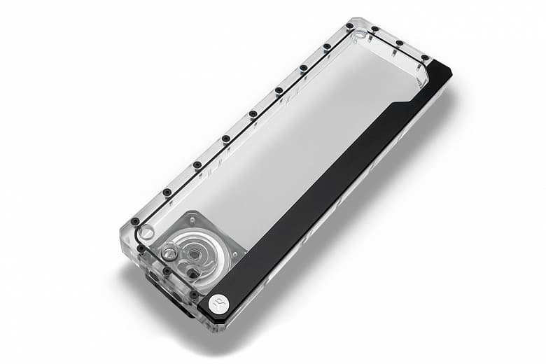 Резервуары EK-Quantum Volume FLT D-RGB по форме напоминают радиаторы