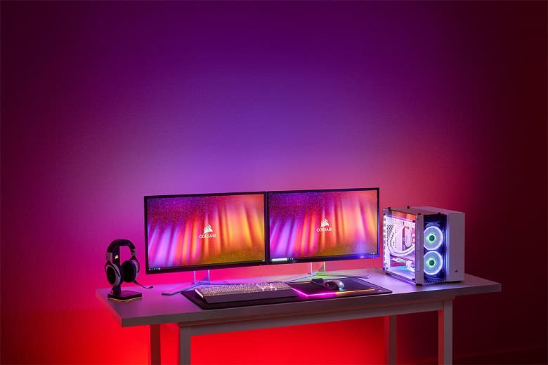 Corsair предлагает набор для «атмосферной подсветки», подключаемый к настольному компьютеру