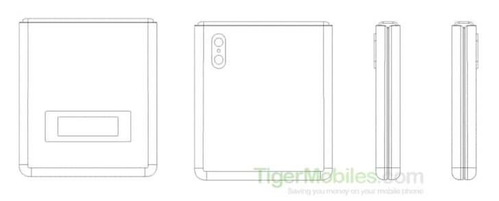 По стопам Motorola RAZR 2020. Xiaomi патентует свой вариант смартфона-раскладушки с гибким экраном