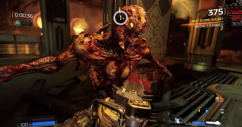 На что способна видеокарта Radeon RX 5500 в игре Doom в разных разрешениях