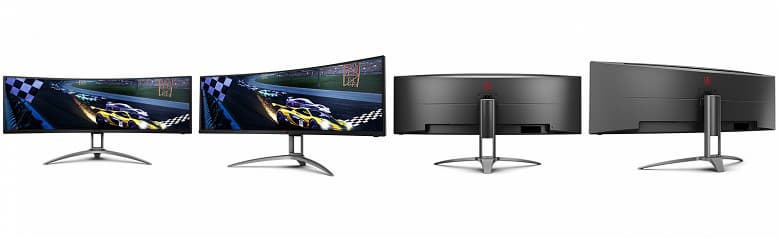Гигантский, изогнутый, быстрый и геймерский. Представлен монитор AOC Agon AG493UCX