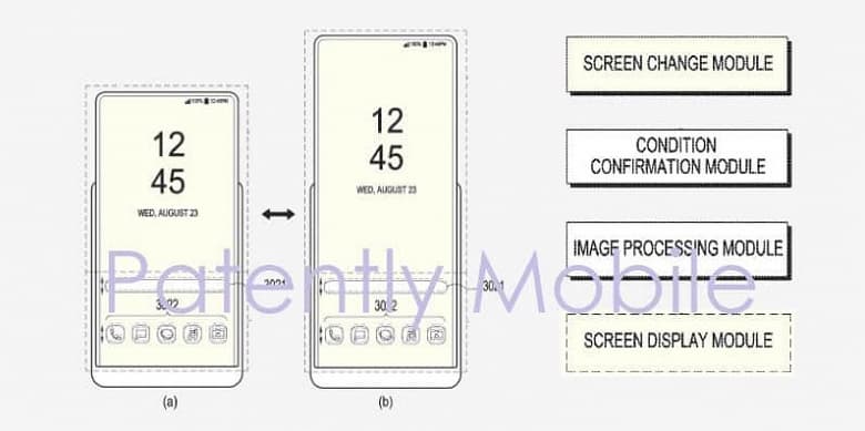 Слайдер Samsung с растягиваемым дисплеем Слайдер Samsung с растягиваемым дисплеем